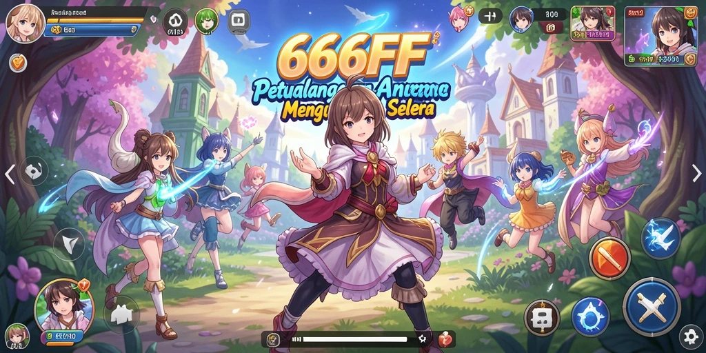 Menampilkan gameplay Anime yang dinamis dan mendebarkan.