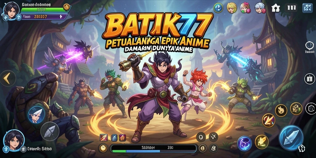 Tangkapan layar gameplay <strong>BATIK77</strong> dengan karakter dan latar yang menawan.