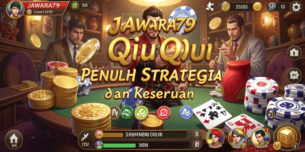 Tampilan permainan QiuQiu yang menarik dan interaktif.