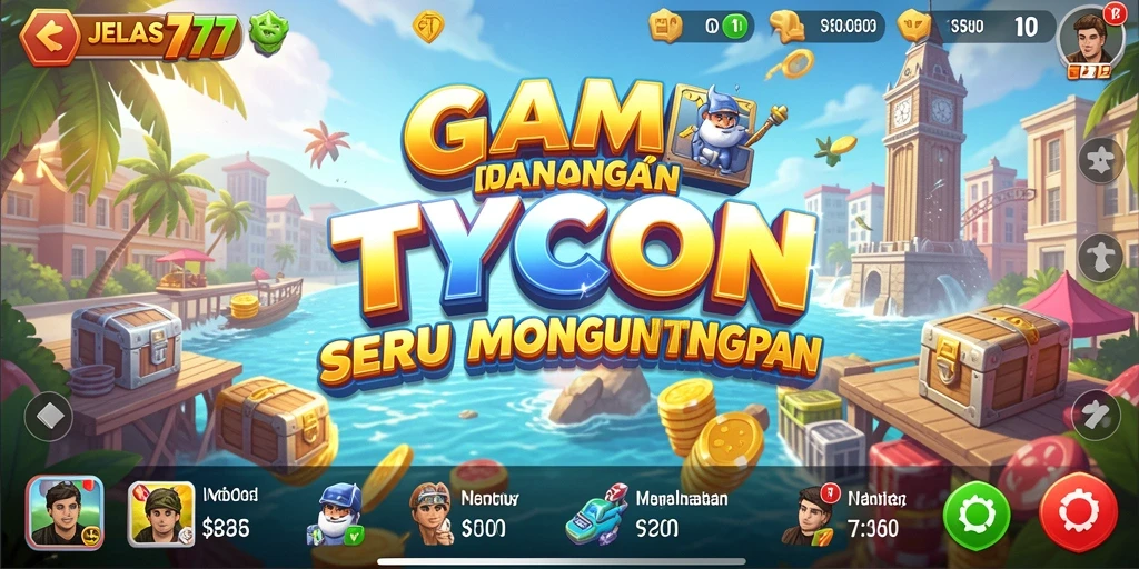 Tampilan gameplay JELAS777 yang dinamis dan interaktif.