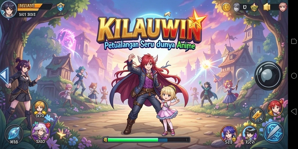 Gameplay KILAUWIN menampilkan petualangan seru di dunia anime.