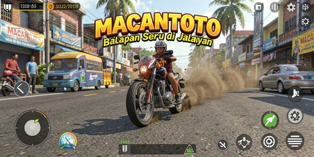 Gameplay Racing yang luar biasa di MACANTOTO.