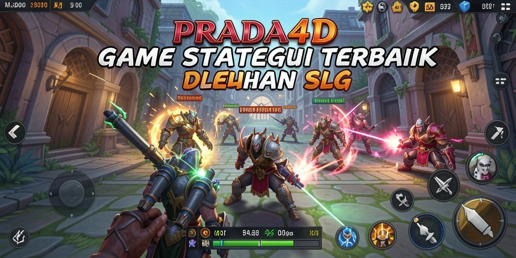Tampilan gameplay PRADA4D yang menegangkan dalam pertarungan strategi.