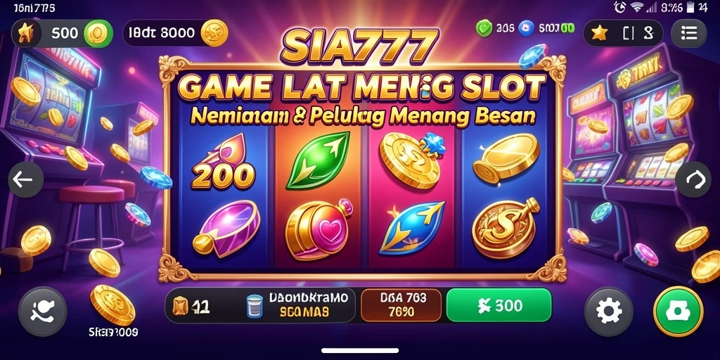 Tampilan gameplay SIA777 yang penuh warna dan interaktif.